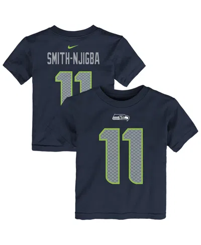 Nike Babies' Boys' And Girls' 2t-5t Seattle Seahawks Jaxon Smith-njigba T-shirt In Blue