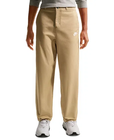 Nike Kids' Boys' And Girls' 7-20 Sportswear Club Woven Straight-leg Pants In Brown