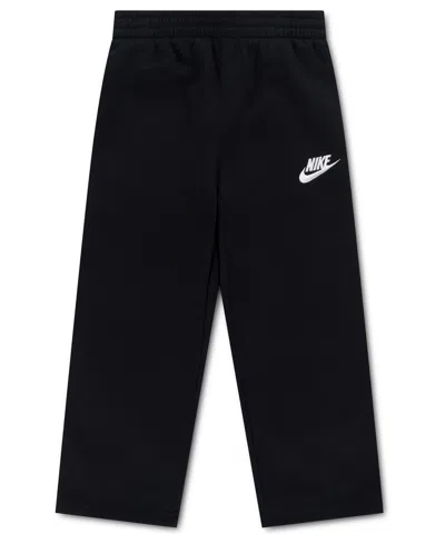 Nike Kids' Boys' And Girls' Loose-fit Fleece Pull-on Sweatpants In Black