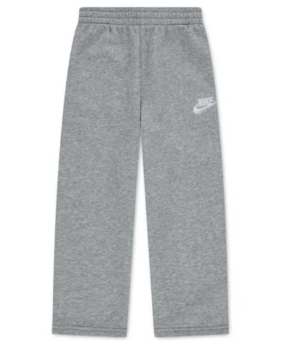 Nike Kids' Boys' And Girls' Loose-fit Fleece Pull-on Sweatpants In Gray