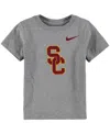 Nike Boys And Girls Toddler  Heathered Gray Usc Trojans Logo T-shirt In Heathered Gray