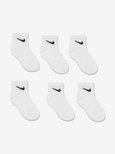 Nike Babies'  Boys Colourful Pack Socks Set In White