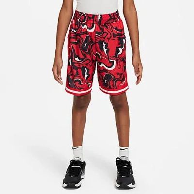 Nike Kids'  Boys' Dri-fit Dna Basketball Shorts In University Red/university Red/white