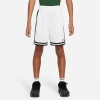 Nike Dri-fit Dna Big Kids' (boys') Basketball Shorts In White/black