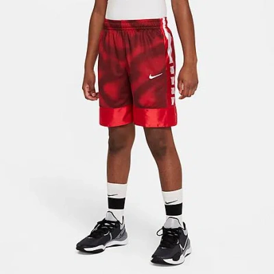 Nike Kids'  Boys' Dri-fit Elite 23 Basketball Shorts In University Red/white