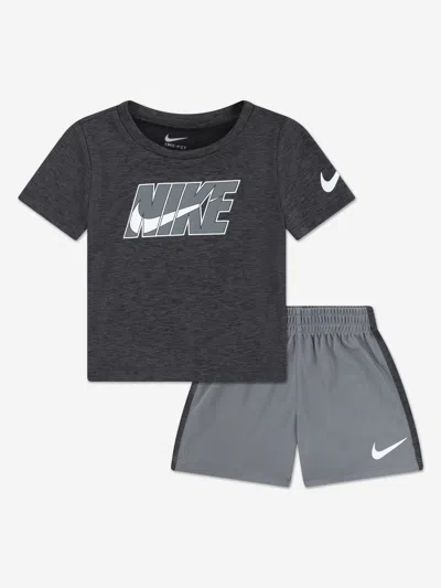 Nike Babies'  Boys Dropset T-shirt And Shorts Set In Multi