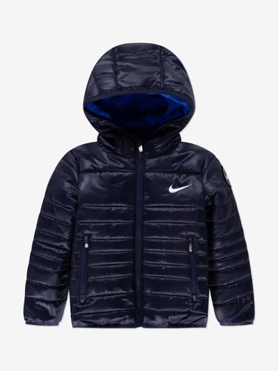 Nike Kids'  Boys Fill Quilted Jacket In Blue
