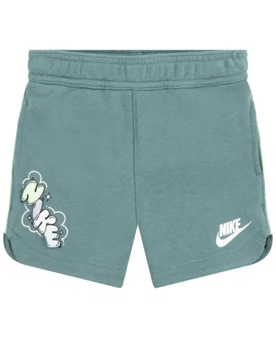 Nike Kids' Boys Futura Graphic Shorts In Green
