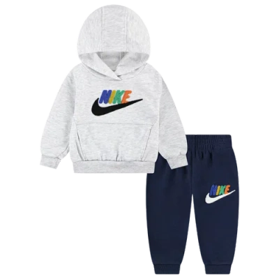 Nike Kids' Boys Infant   Club Chenille Pullover Hoodie And Joggers In White