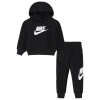 Nike Toddler Boys Club Pullover And Joggers Set In Black/black