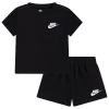 Nike Boys   Club Lbr Knit Shorts Set In Black