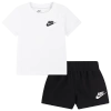 Nike Kids Club Lbr Knit Short Set In Black