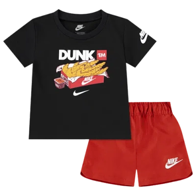 NIKE BOYS INFANT NIKE NIKE DUNK EM WOVEN SHORT SET