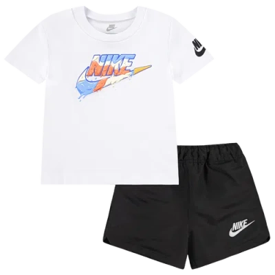 Nike Kids' Boys Infant   Futura Ice Cream Woven Short Set In Black