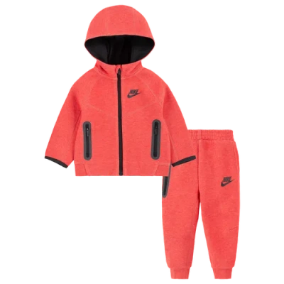 Nike Kids' Boys Infant   Nkn Tech Fleece Set In Light University/black