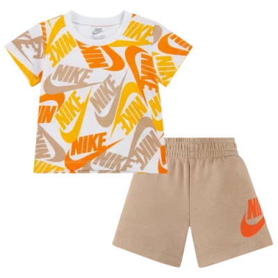 NIKE BOYS INFANT NIKE NIKE NSW FUTURA TOSS 2 PIECE SHORTS SET