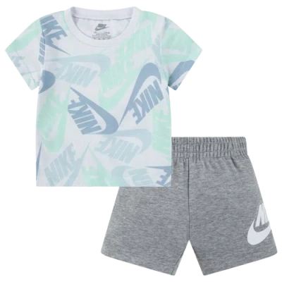 NIKE BOYS INFANT NIKE NIKE NSW FUTURA TOSS 2 PIECE SHORTS SET