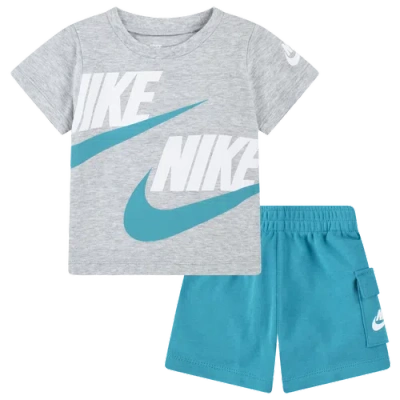 Nike Kids' Boys Infant   Nsw Hbr Cargo Shorts Set In Dusty Cactus/white