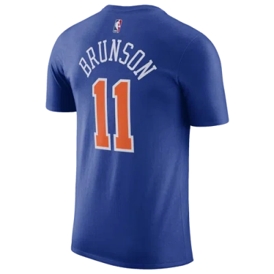 Nike Kids' Boys Jalen Brunson  Jalen Brunson Knicks Short Sleeve T-shirt In Blue