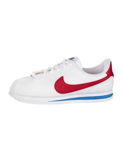 Pre-owned Nike Babies' Boys' Leather Cortez Basic Forrest Gump (gs) Sneakers In Blue/white
