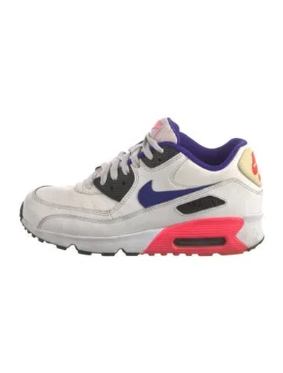 Pre-owned Nike Babies' Boys' Leather Sneakers In White