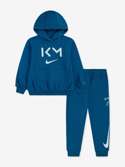 Nike Babies'  Boys Light Weight Fleece Tracksuit In Blue