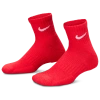 Nike Boys  6 Pack Cushioned Quarter Socks In University Red/rush Orange