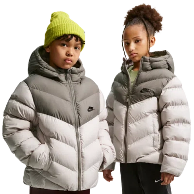 Nike Kids' Boys  Adp Colorblock Puffer Jacket In White