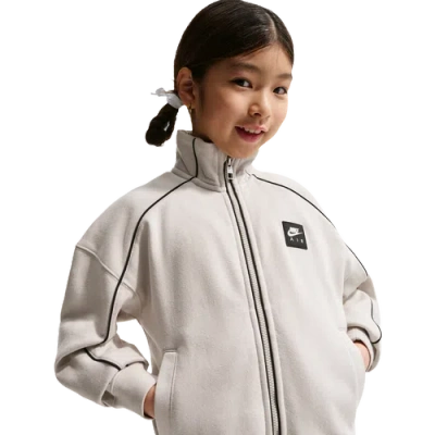 Nike Kids' Boys  Air Fleece Track Jacket In White