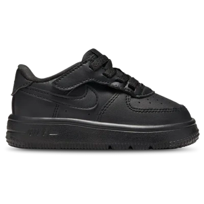 Nike Kids' Boys  Air Force 1 Low Easyon In Black/black
