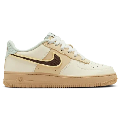 Nike Kids' Boys   Air Force 1 Low In Sesame/coconut Milk/baroque Brown