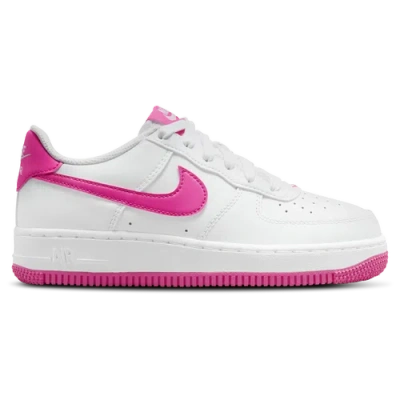 Nike Kids' Boys  Air Force 1 Low In White/laser Fuchsia