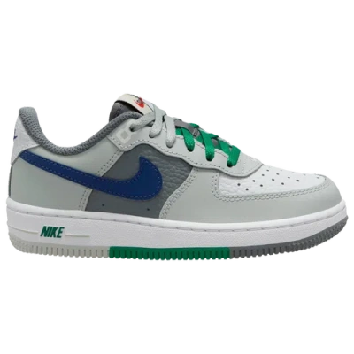 Nike Kids' Boys  Air Force 1 Lv8 1 In Light Silver/deep Royal/white