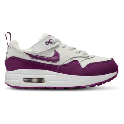Nike Kids' Boys  Air Max 1 Easyon In White/violet