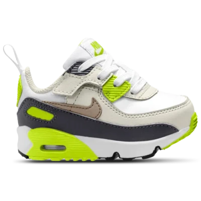 Nike Kids' Boys  Air Max 90 Easyon In White/khaki/cyber