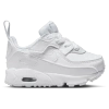 Nike Boys  Air Max 90 Easyon In White/metallic Silver/white