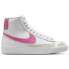 Nike Blazer Mid '77 Little Kids' Shoes In Summit White/pinksicle/university Gold