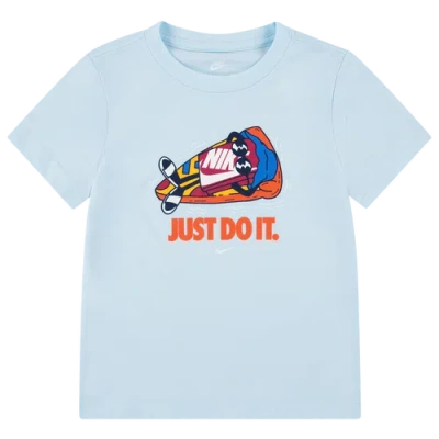 Nike Kids' Boys  Boxy Art T-shirt In Blue/multi
