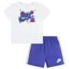 Nike Boys   Boxy T-shirt & Shorts Set In Persian Violet/purple