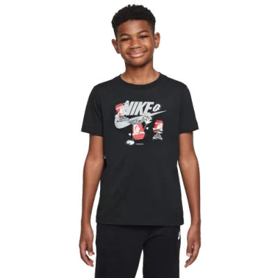 Nike Kids' Boxy Breakdance Graphic T-shirt In Black
