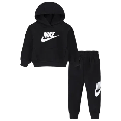 Nike Kids' Boys  Club Fleece Set In Black/black