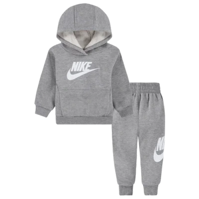 Nike Kids' Boys  Club Fleece Set In Black/dark Grey Heather