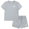 Nike Boys  Club Lbr Knit Shorts Set In Dark Grey Heather