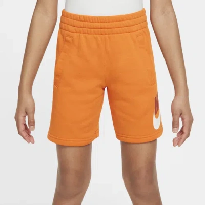 Nike Kids' Boys  Club Shorts In Orange/orange