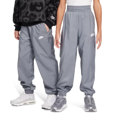 Nike Kids' Boys  Club Woven Lbr Joggers In Gray