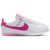 Nike Cortez Easyon Little Kids' Shoes In White/laser Fuchsia