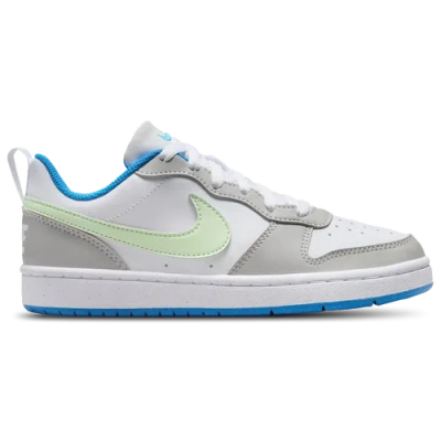 Nike Kids' Boys  Court Borough Low Recraft In Vapor Green/light Iron Grey/white
