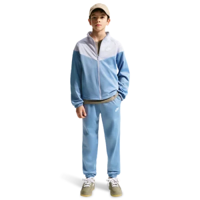 Nike Kids' Boys  Dri-fit Full-zip Tracksuit In Blue