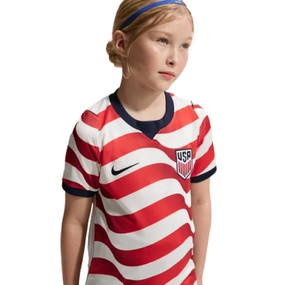 Nike Kids' Boys  Dri-fit Usa Short Sleeve Stadium Jersey In Red