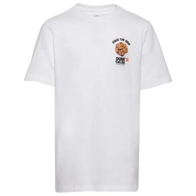 Nike Kids' Boys  Dunk Fun T-shirt In White/white